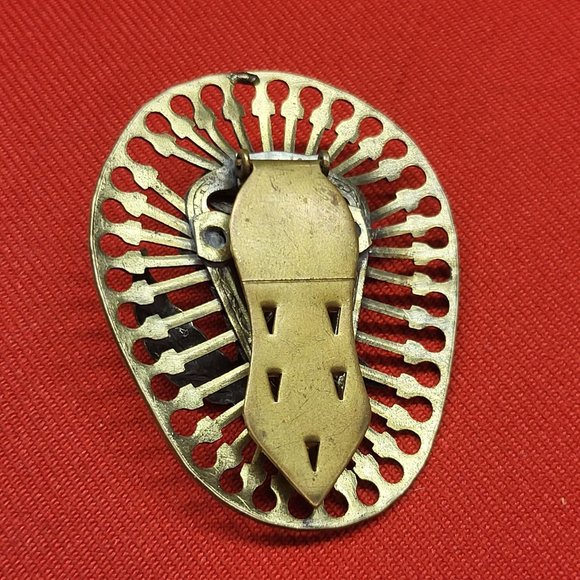 Vintage Art Deco Dress Wrap Clip  Womens Dress Clip - Picture 11 of 12